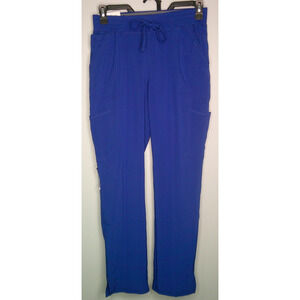 Scrubstar Performance Collection Straight Leg Pant Women's Small Electric Blue